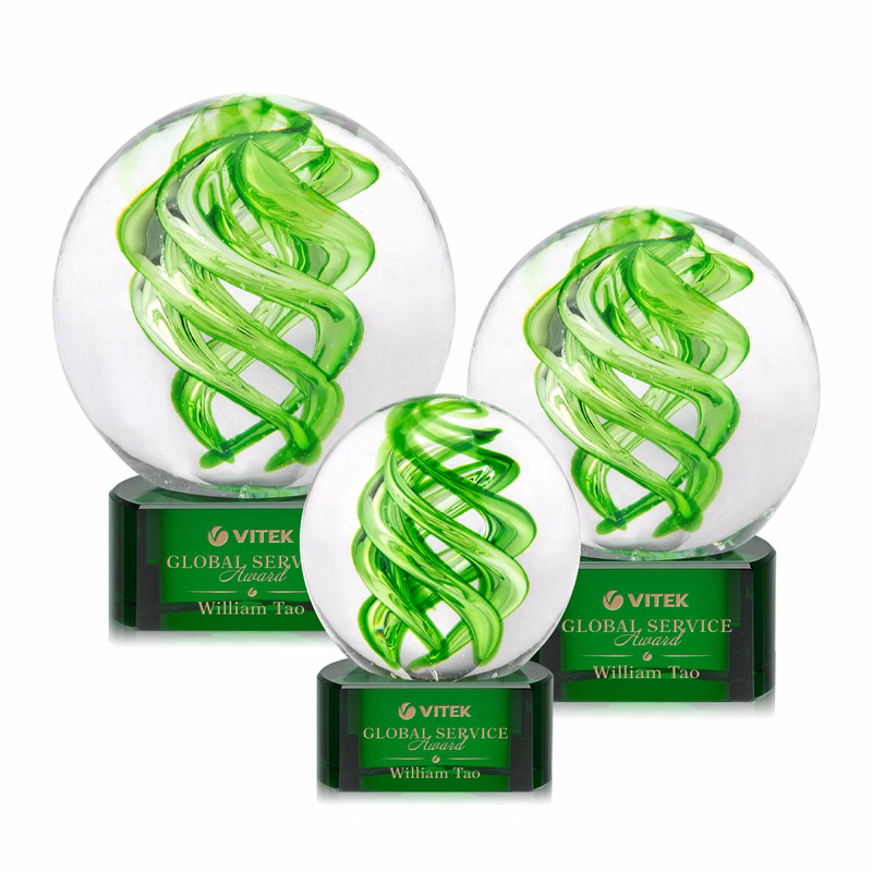Vortex Award on Paragon Base - Green