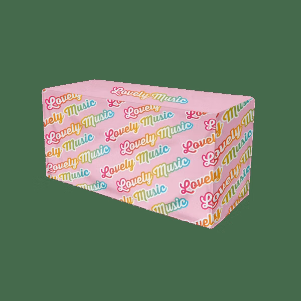 IMPORT 4' Fitted Open-Back Full-Color Table Throw