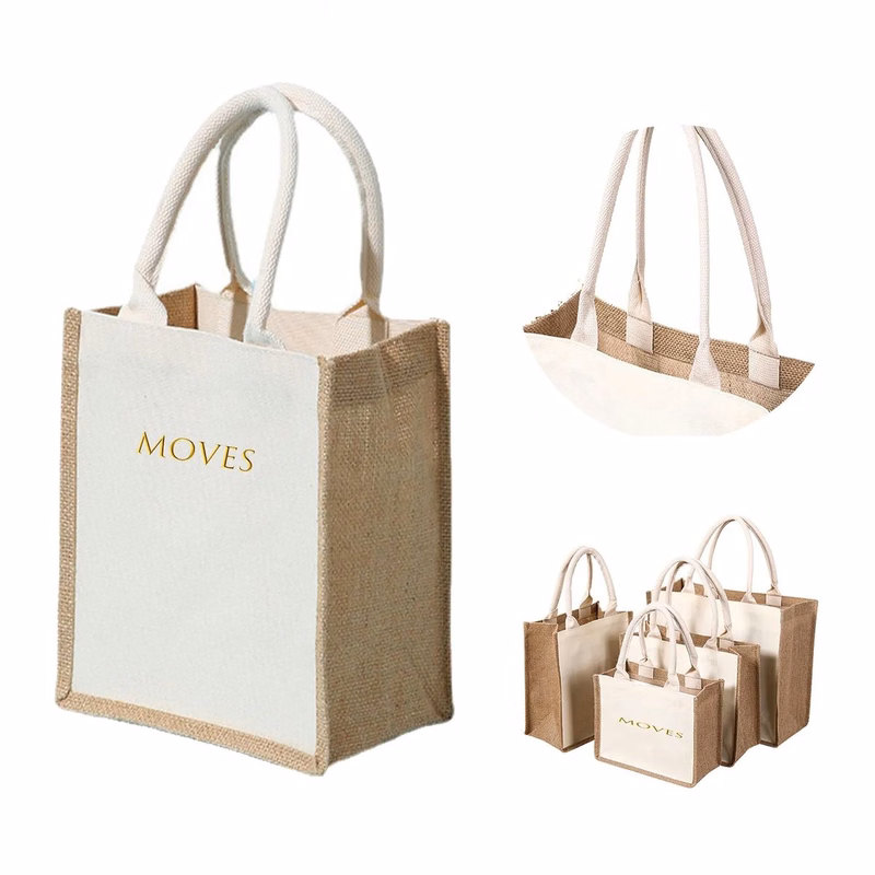 Jute/Cotton Tote Bag