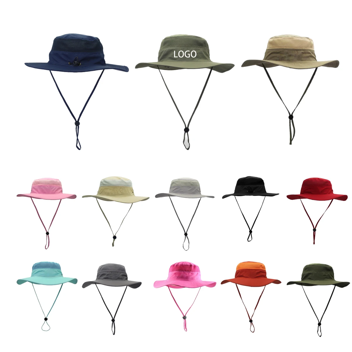 Sun-Protective Wide-Brimmed Fisherman Hat 1