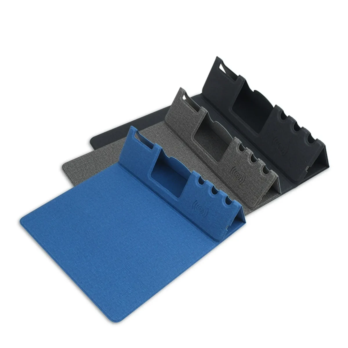 Folding Phone Holder Wireless Charger Mouse Pad 1