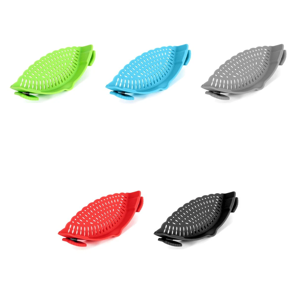 Compact Pasta Pan Strainer 1