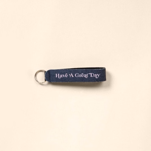 DENIM NEOPRENE - WRIST STRAP KEY HOLDER