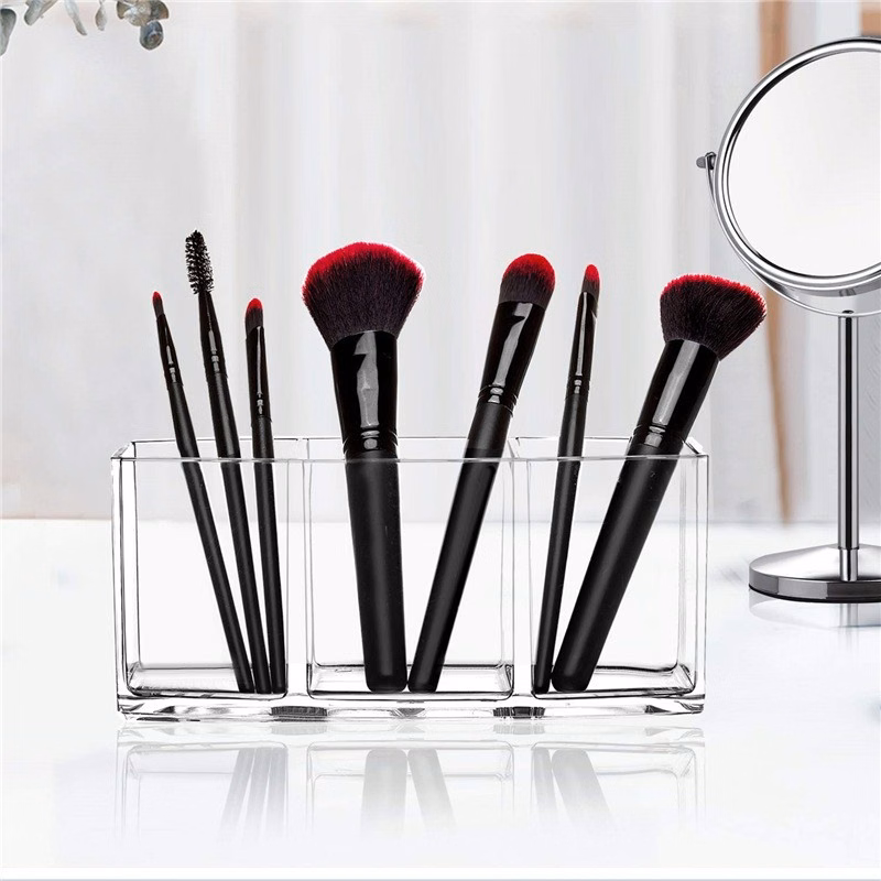 Clear Makeup Brush Holder Organizer