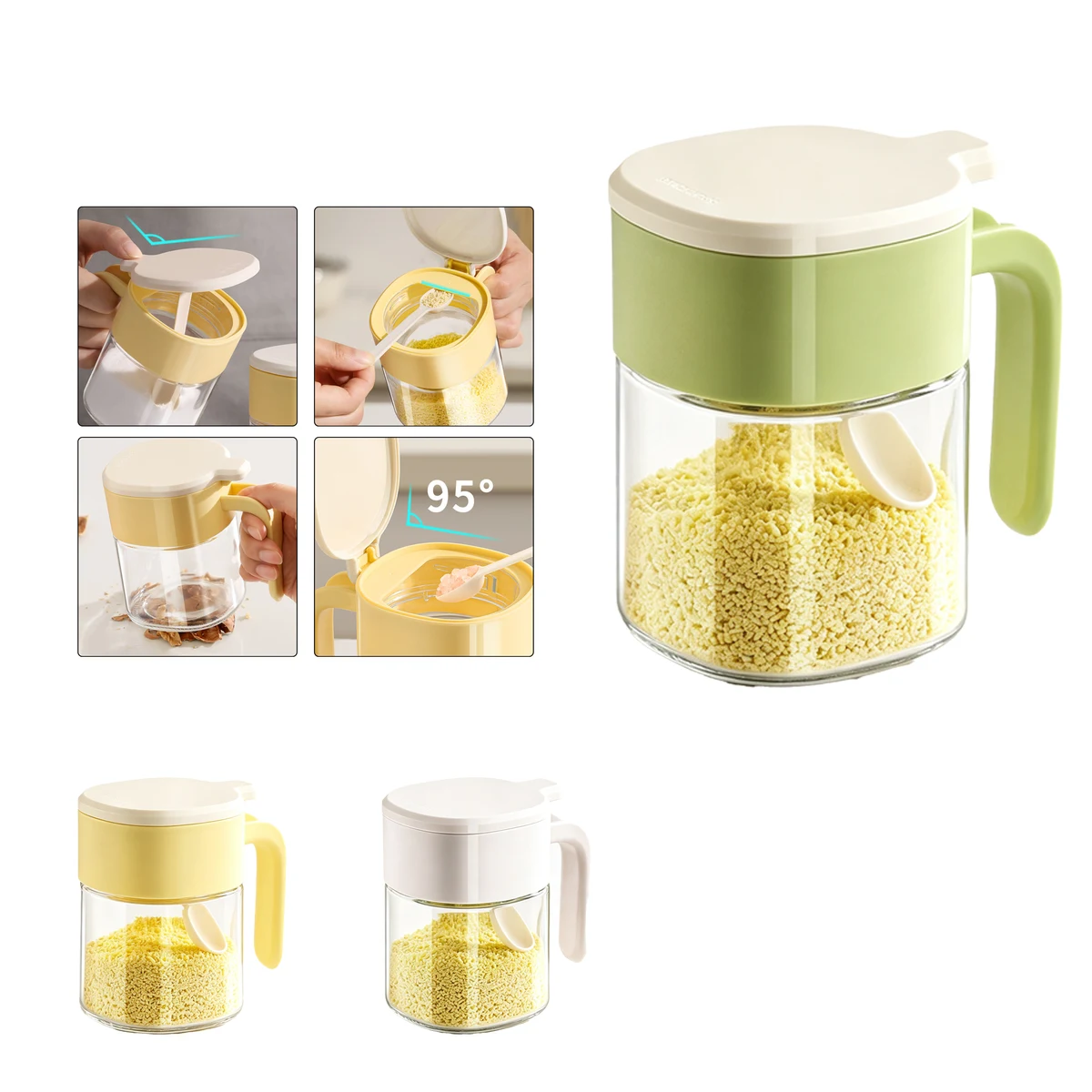 Minimalist Moisture-proof Airtight Spice Jar 1
