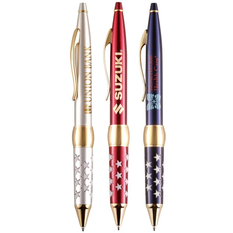 Leon Twist Brass Ballpoint Pen 1