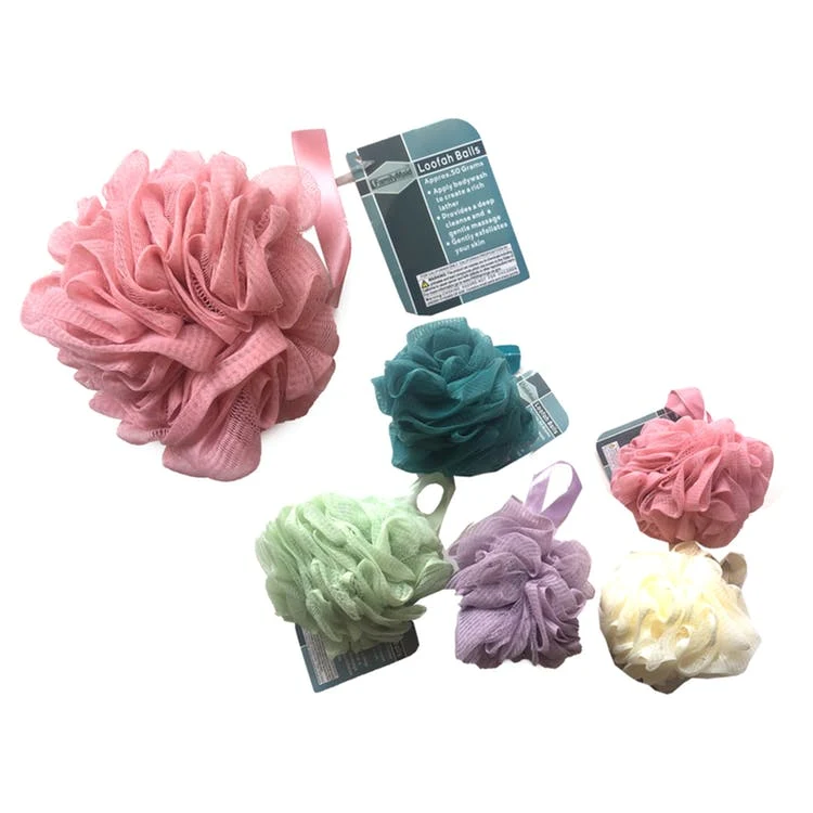 Shower Loofahs - Assorted 3.75" 1
