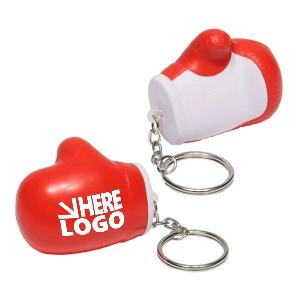 MOQ 20 Boxing Glove Stress Reliever Key Chain 1