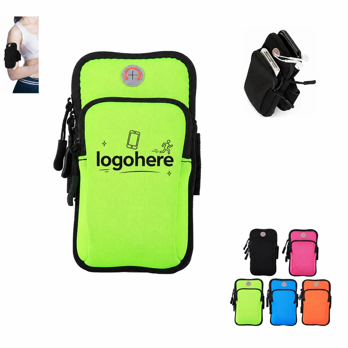 MOQ 10 Lightweight Workout Arm Bag 1