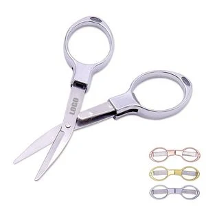 Folded Scissors With Coated Handle 1