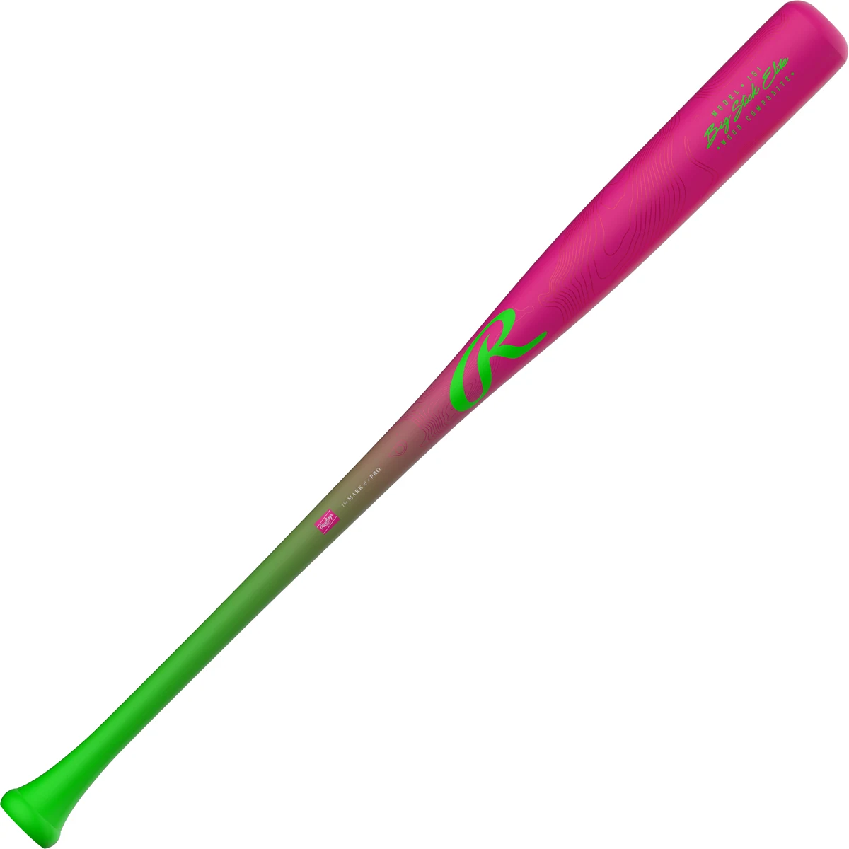 Rawlings Big Stick Elite Youth Maple/Bamboo Wood Bat | 31-Inch 1