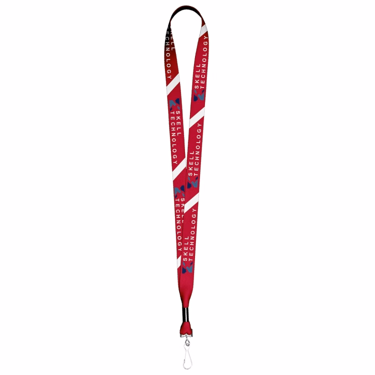 "OWEN" 3/4" Textured Polyester Multi-Color Sublimation Lanyard