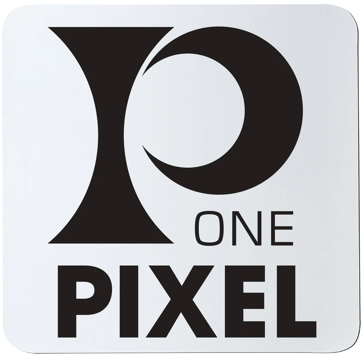 3" White Square Silicone Coaster 1