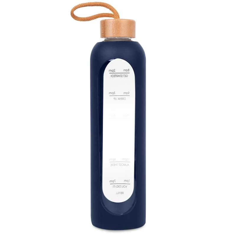 36 Oz Drink Up Glass Silicone Water Tumbler 1