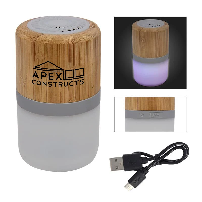Bamboo Wireless Light Up Speaker 1