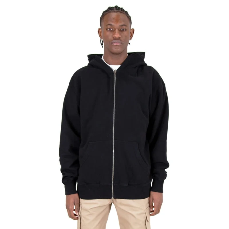 Shaka Wear Men's Garment Dye Double-Zip Hooded Sweatshirt, custom hoodie or sweatshirt with logo imprint 1