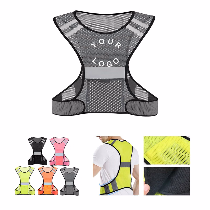 Adjustable Reflective Vest 22 Inch for Outdoor Work
