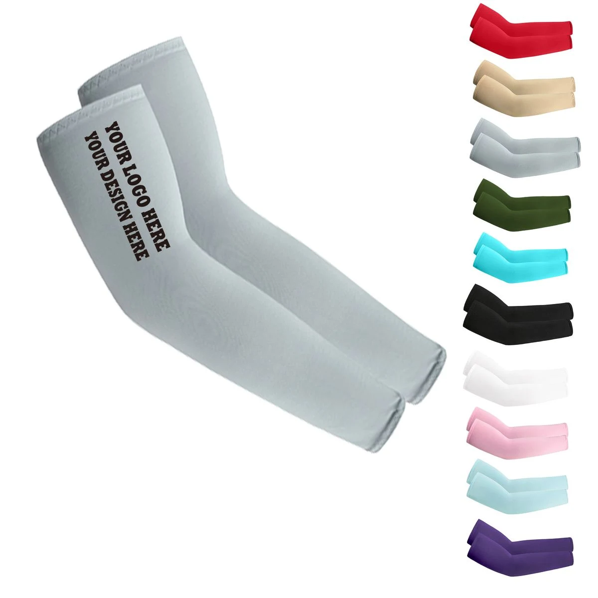 Cooling Sun Protection Ice Silk Arm Sleeves 1
