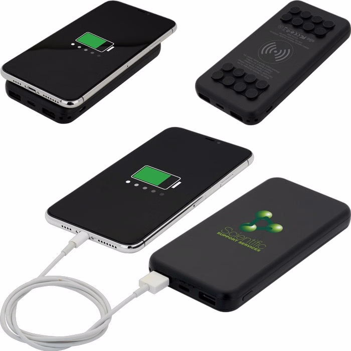 Octo Grip Wireless Charger & Power Bank 10,000 mAh