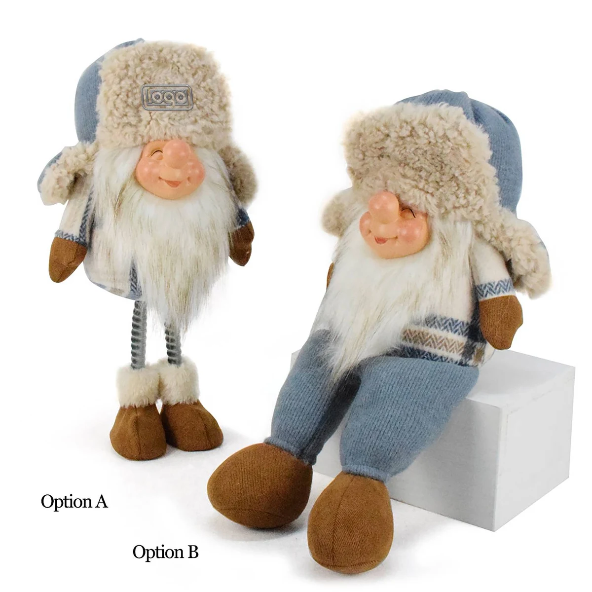 Decorative Gnome Figurine W/ Cozy Lei Feng Hat 1