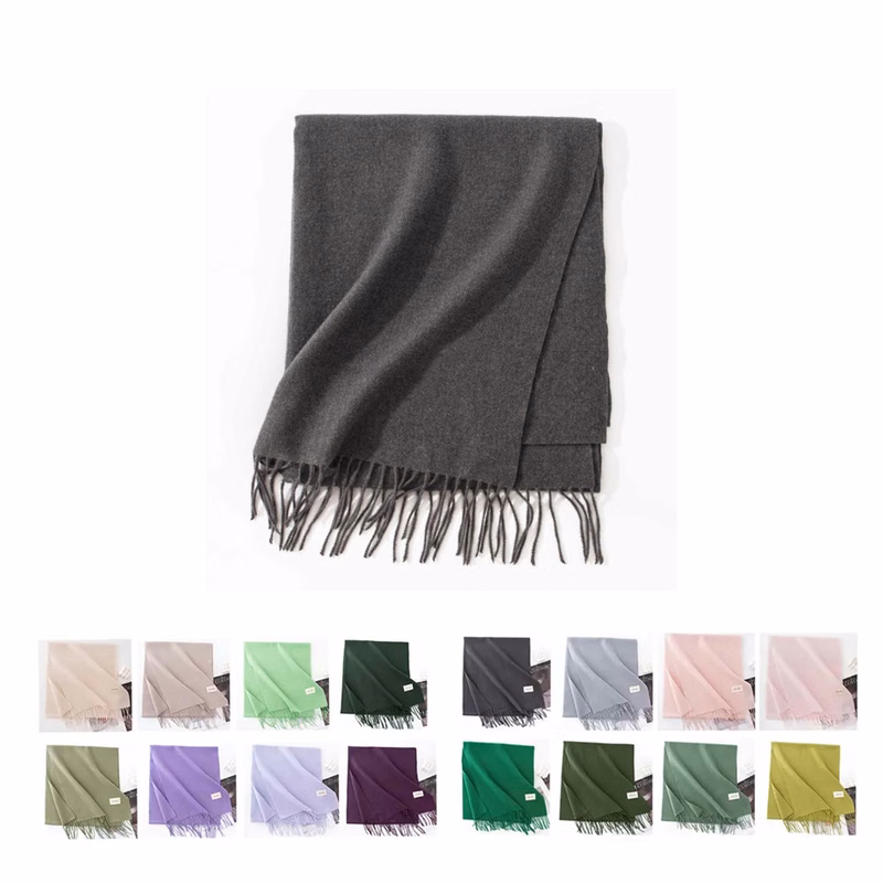Polyester Solid Color Scarf
