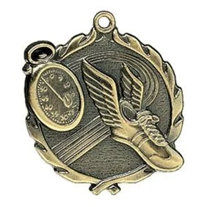 Track Wreath Medal, 2 1/2" 1
