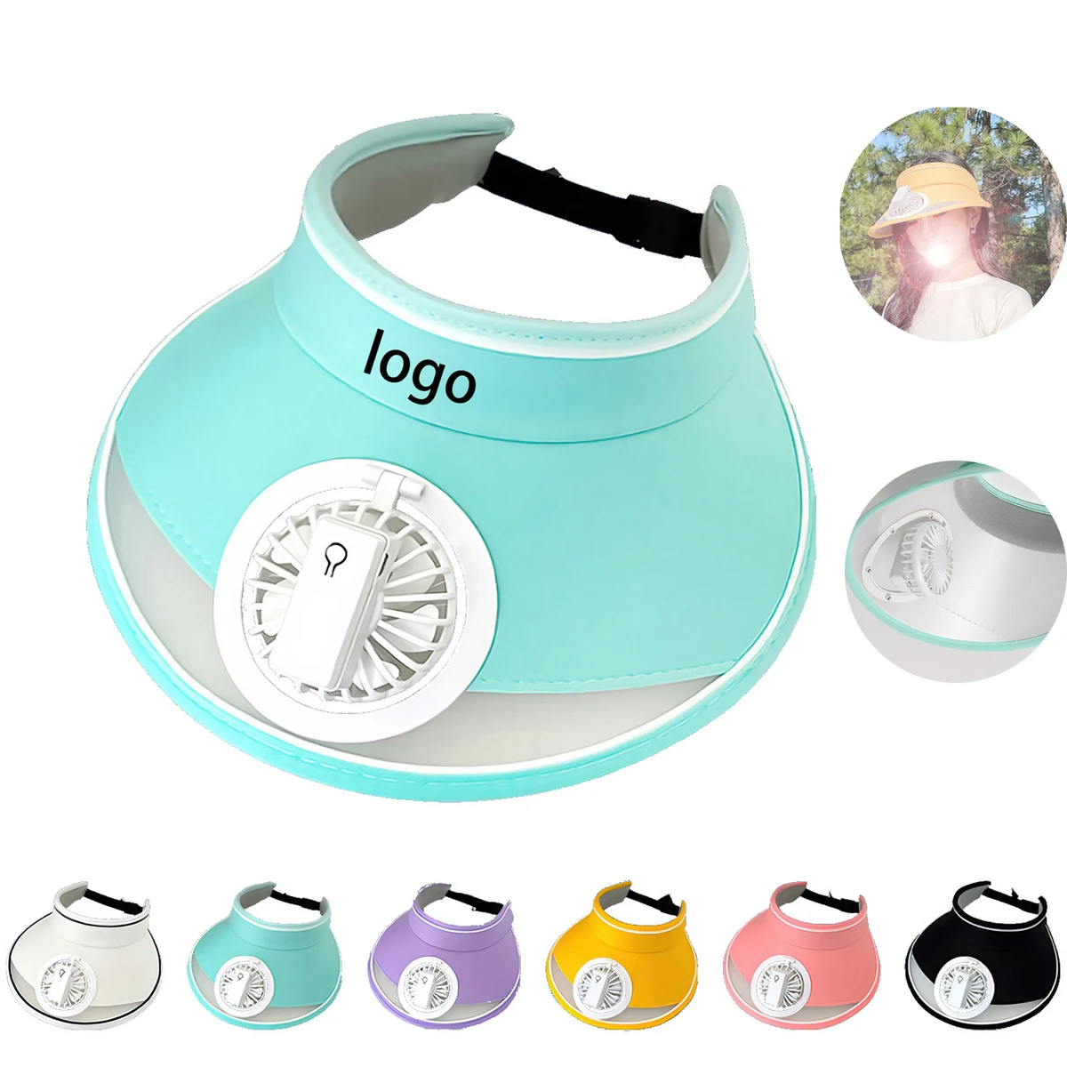 Rechargeable Fan Hat 1
