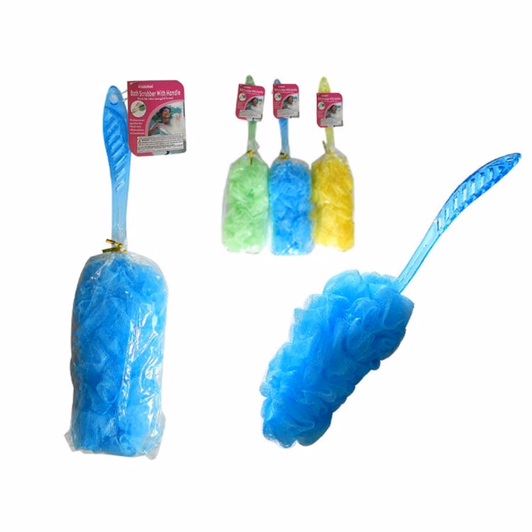 Bath Body Scrubbers - Assorted Colors 16"