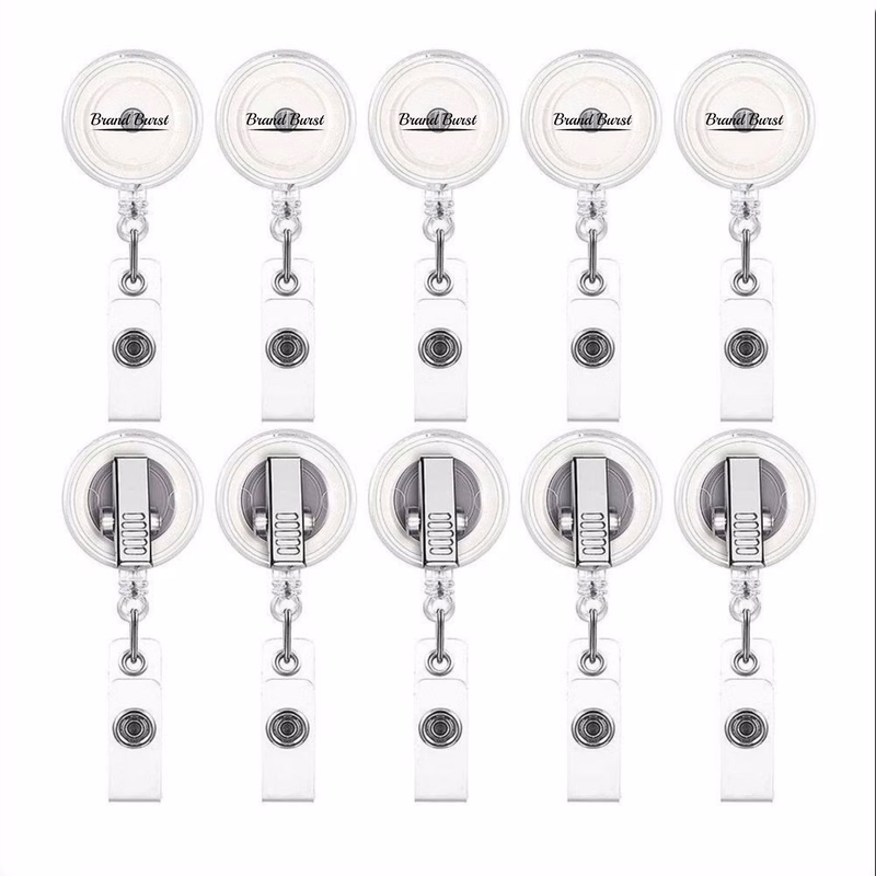 Clear Retractable Badge Reel