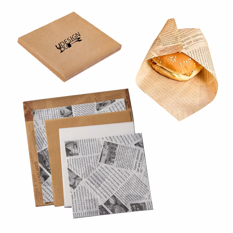 Hamburg Paper Disposable Food Packaging