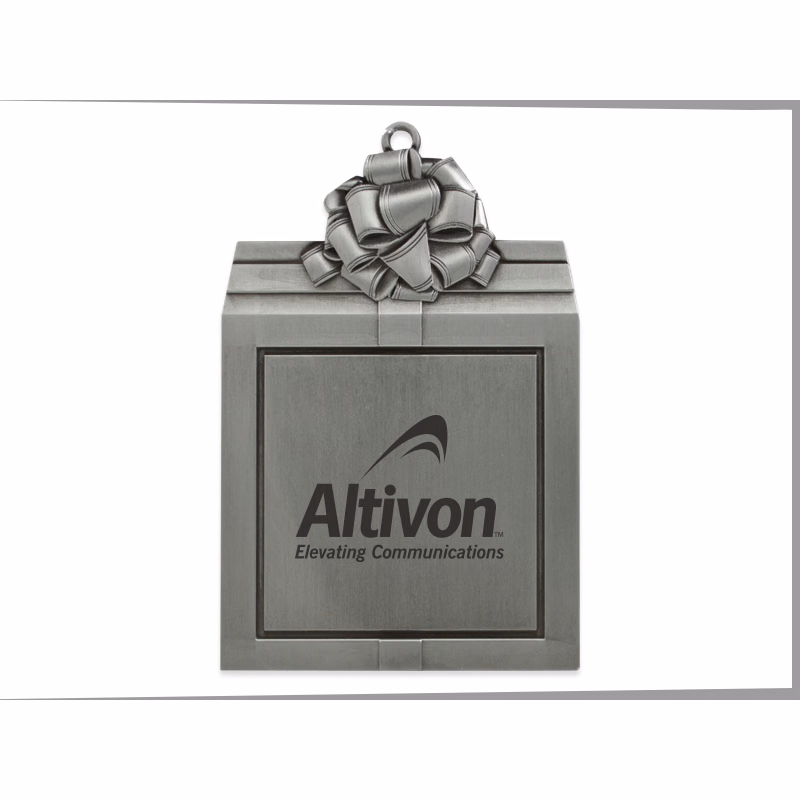 Pewter Finish Christmas Joy Ornament