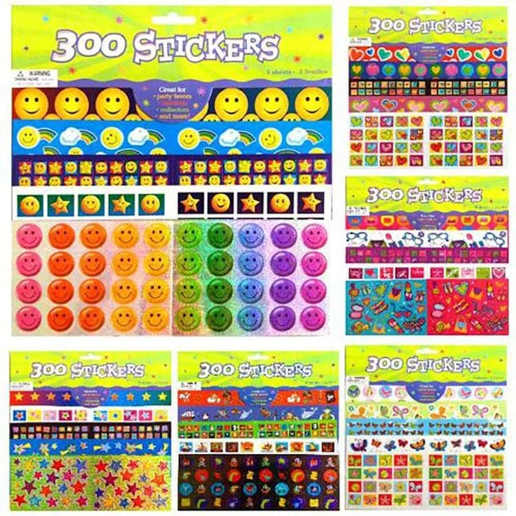 Sticker Collections - 6 Assorted Styles 1