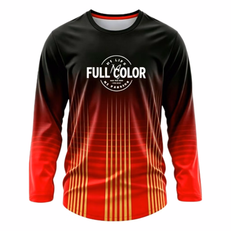 Full Color Sublimation Long Sleeve T-Shirt