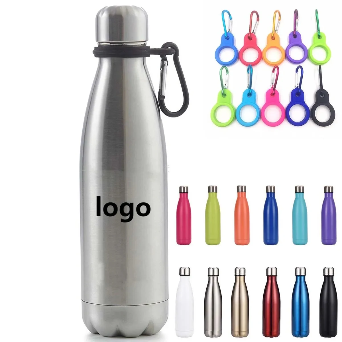 17 oz Stainless Steel Insulated Sports Water Bottle 1