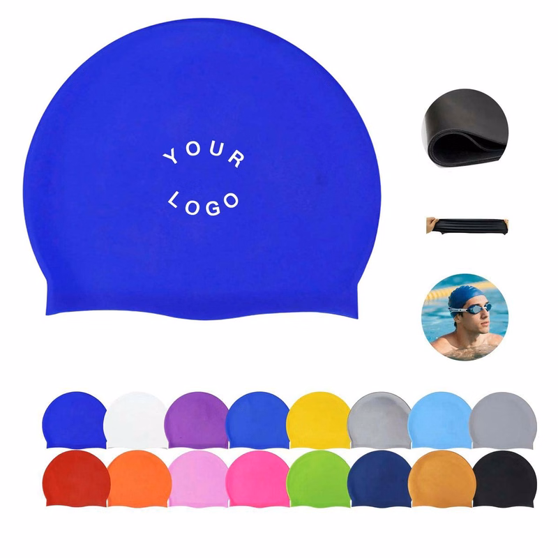 Durable Silicone Swimming Cap for Pool Use