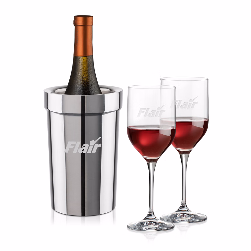 Milano Wine Cooler & Belmont Wine Set