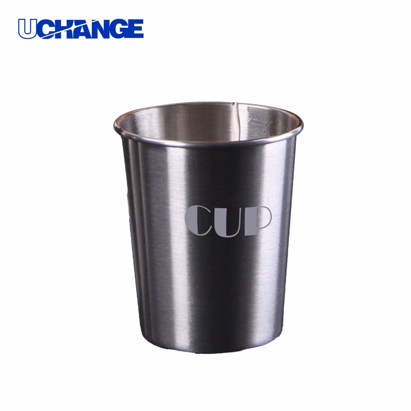 Single Wall Stainless Steel Pint Cup Container (8 Oz)