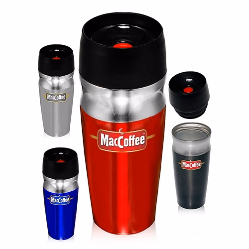 16 oz Double Insulated Engraved Travel Mug