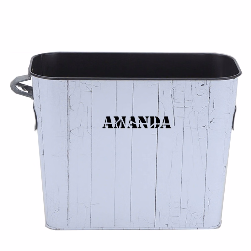 264oz Metal Galvanized Ice Bucket