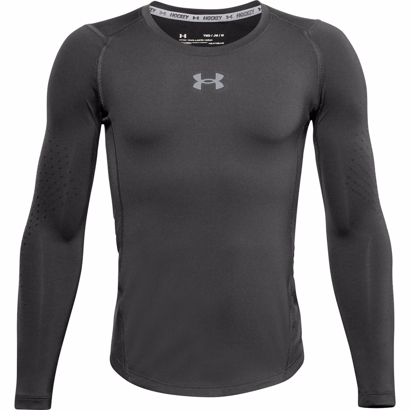 Boys' UA Fitted Grippy Long Sleeve