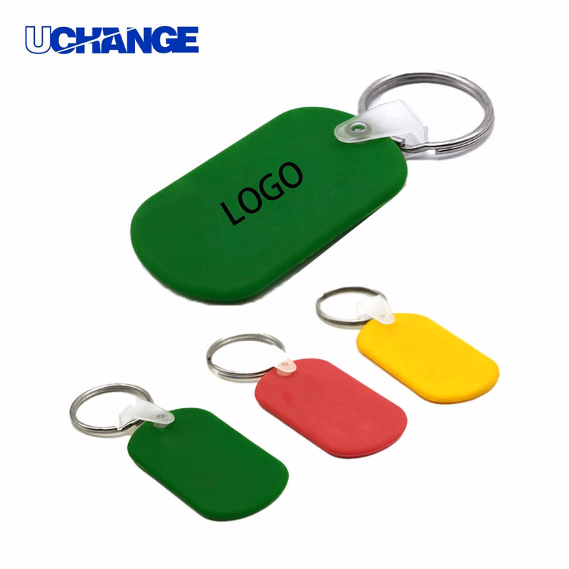 Oval Silicone Keychain