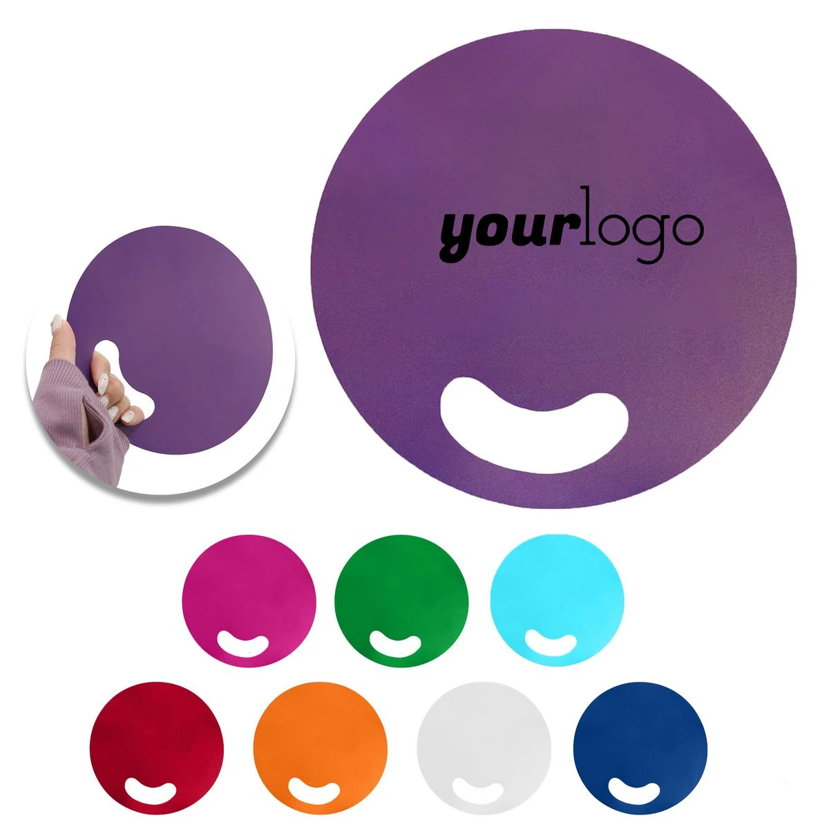 Round PP Promotional Cooling Hand Fan 1