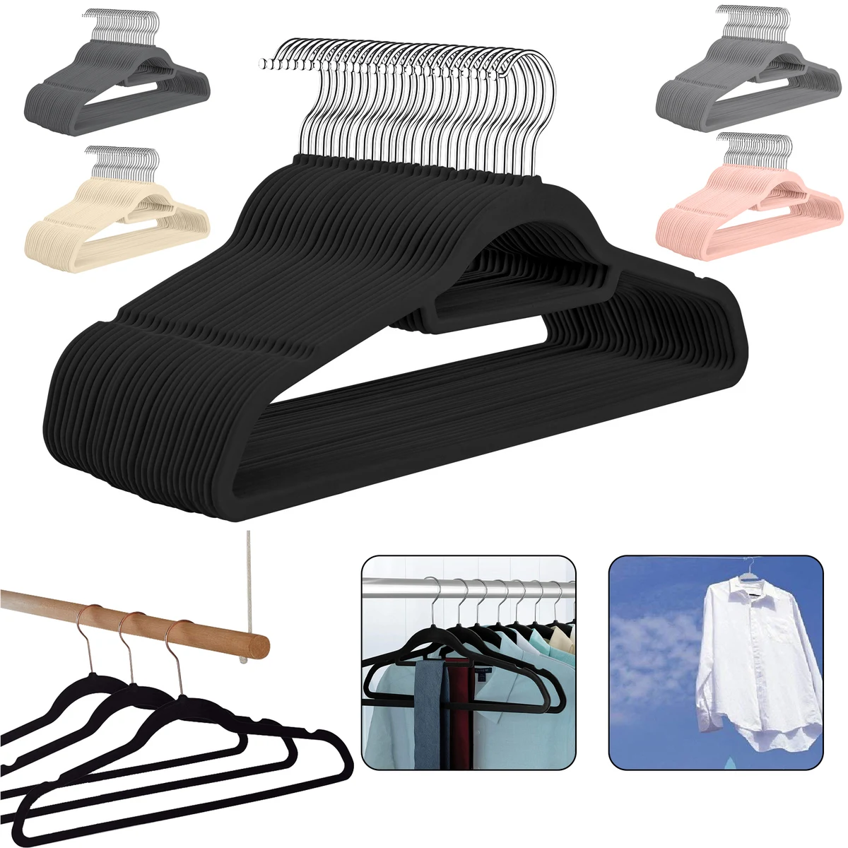 Non-Slip Suit Clothes Hangers 1