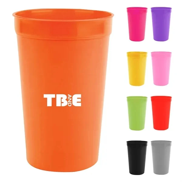 Custom 20 oz Polypropylene Stadium Cup BPA Free — Outdoor Event Essential 1