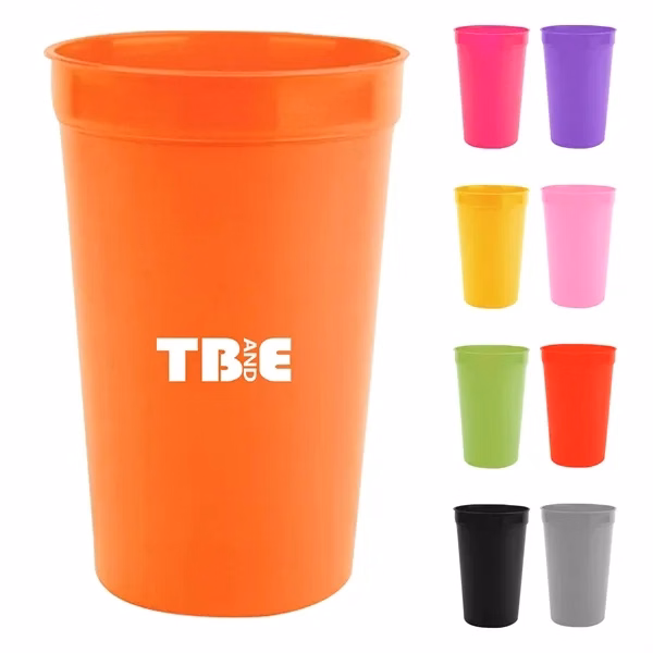 Custom 20 oz Polypropylene Stadium Cup BPA Free — Outdoor Event Essential