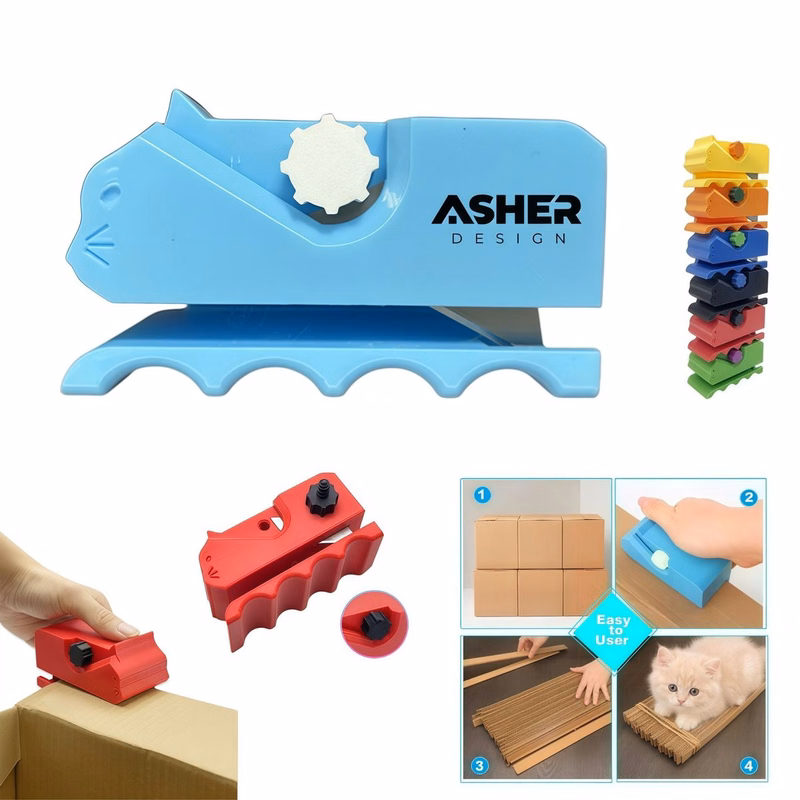Custom 3D Print Cardboard Slicer for Cat Toy DIY