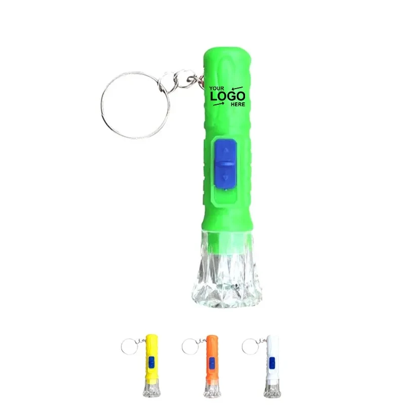 Mini Plastic Flashlight Keychains 1