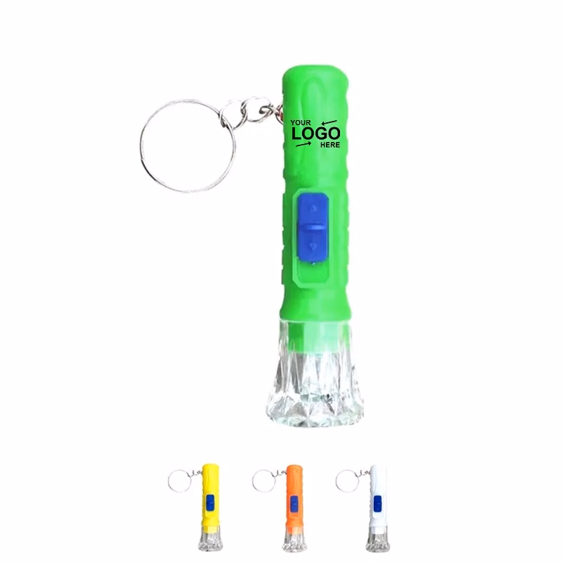 Mini Plastic Flashlight Keychains