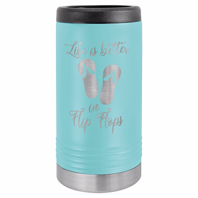 Polar Camel Teal Slim Beverage Holder