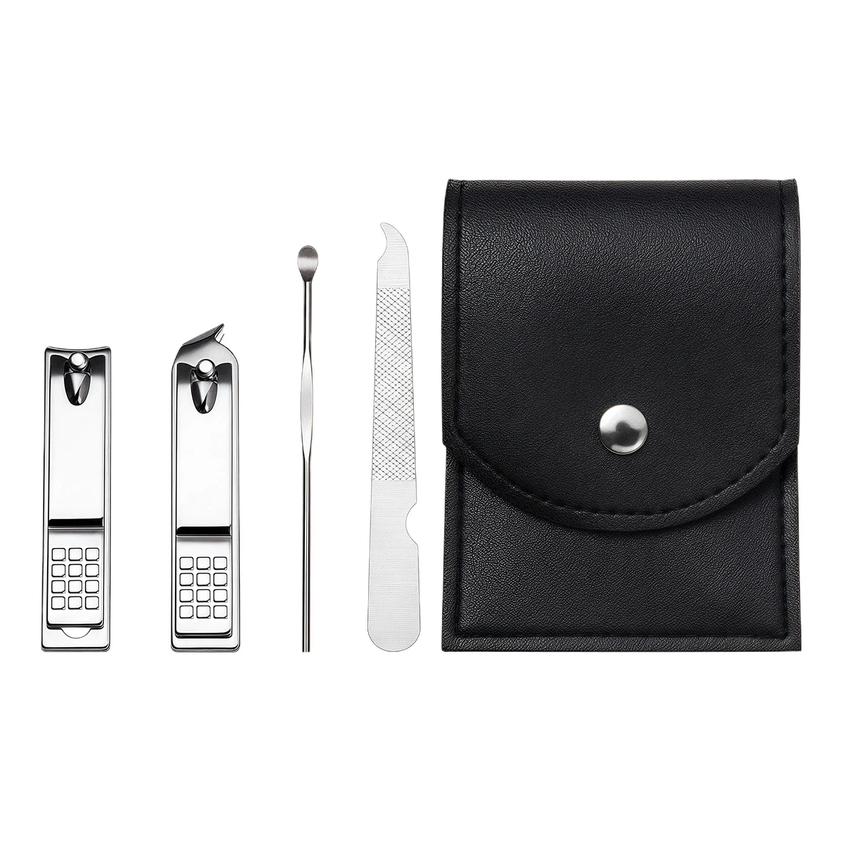 4-Piece Stainless Steel Nail Clipper Set 1